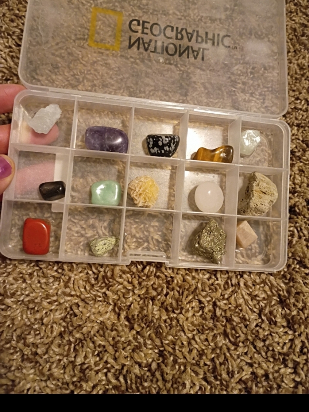 NATIONAL GEOGRAPHIC Rocks and Minerals Education Set – 14-Piece Rock Collection
